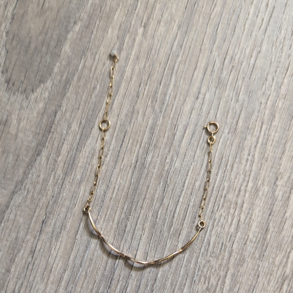 Cute Ocean Wave Bracelet Golf Filled